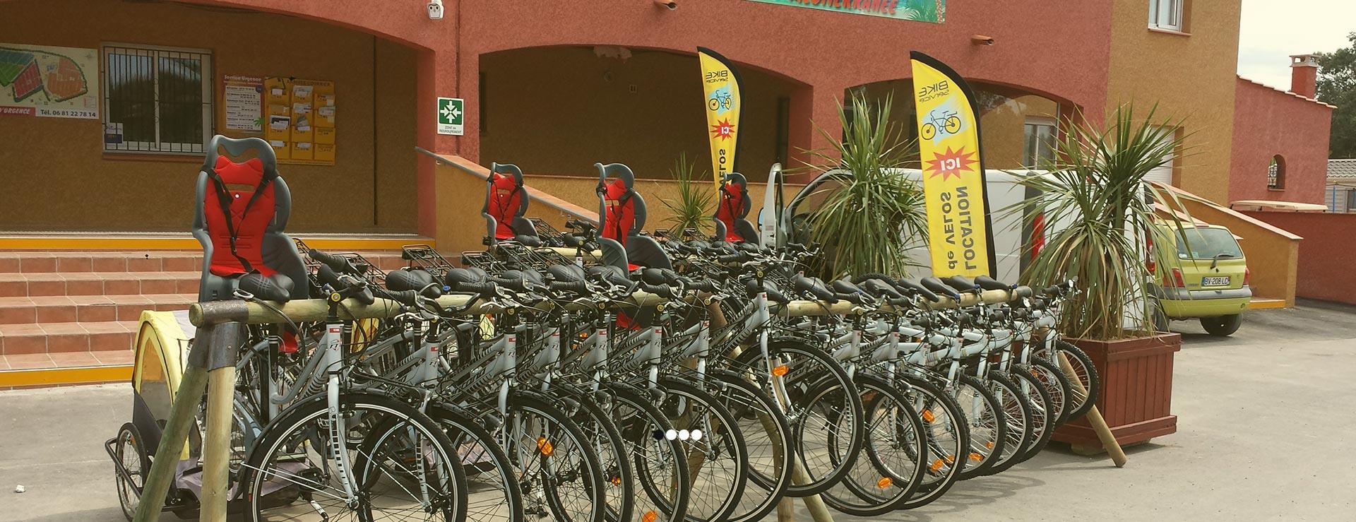 Accessoires pour vélo disponible à la location
